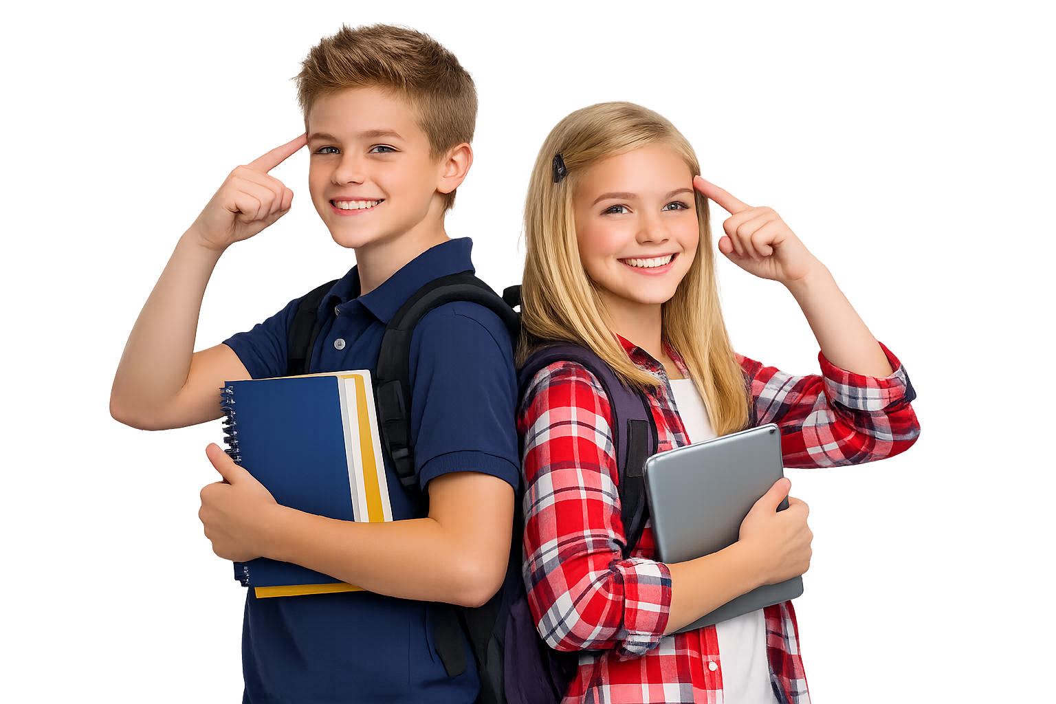 Students studying with AI flashcards